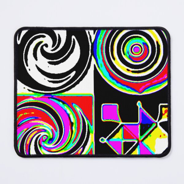 Item preview, optical drift : electric spectrum colorful geometric abstract design designed and sold by SmashingDeals.