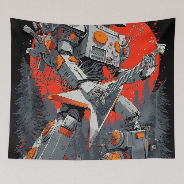 Item preview, Robot Rock Band Fantasy designed and sold by Venon28.