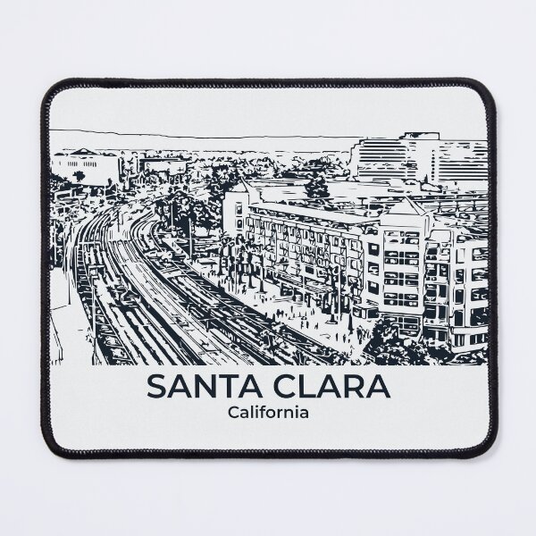 Item preview, Santa Clara – California designed and sold by Lakeric Cityscapes.