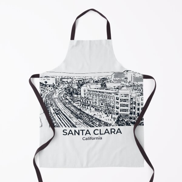 Artikelvorschau, Santa Clara – Kalifornien entworfen und verkauft von Lakeric Cityscapes.