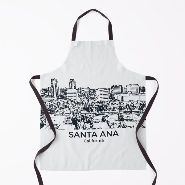 Artikelvorschau, Santa Ana – Kalifornien entworfen und verkauft von Lakeric Cityscapes.