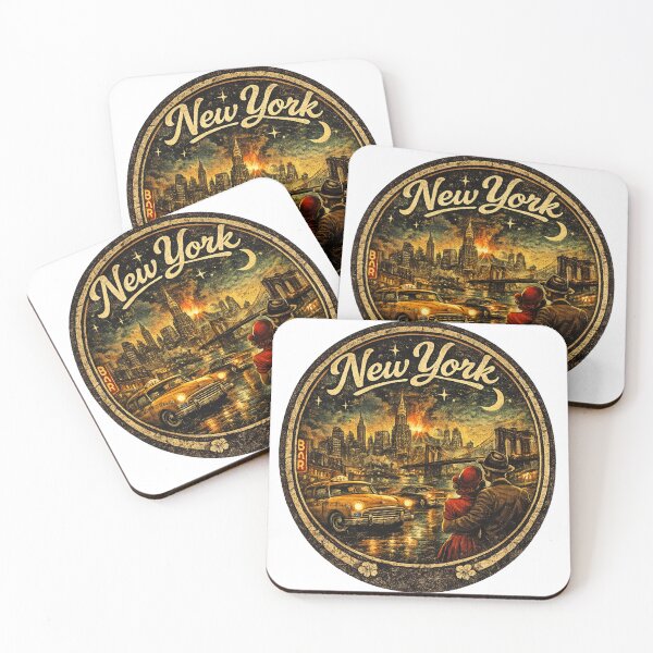Item preview, Vintage 1950s New York City – Retro NYC Classic Logo designed and sold by ParfaitPrints.