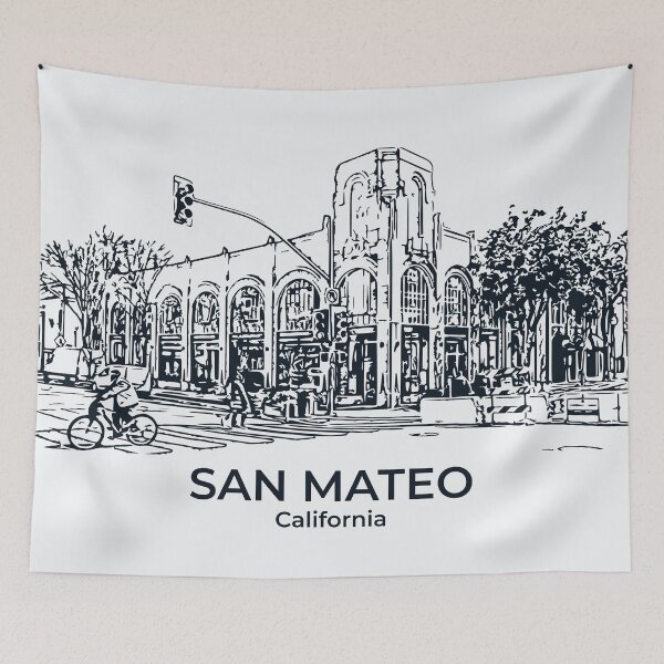 Item preview, San Mateo, California designed and sold by Lakeric Cityscapes.