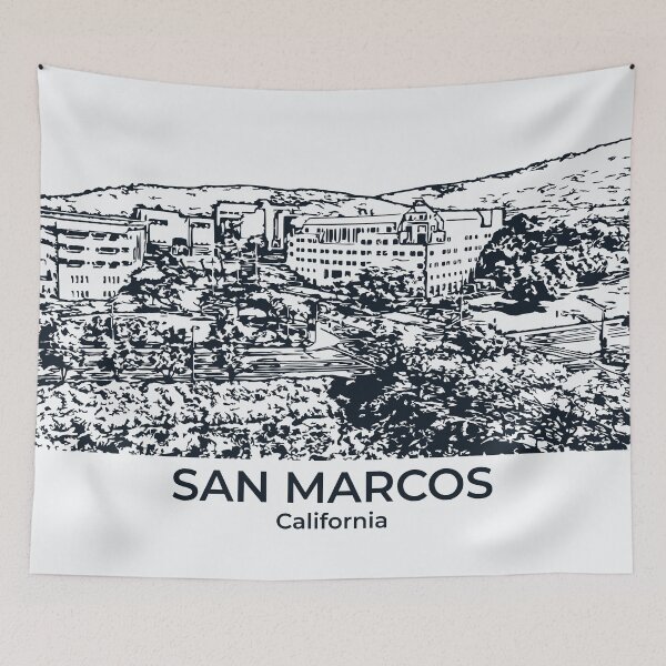 Item preview, San Marcos - California designed and sold by Lakeric Cityscapes.
