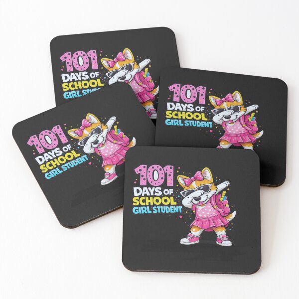 Item preview, 101 Days of School Shirt | Cute Girl Student Corgi Dog School Celebration Design designed and sold by MCdsgns.