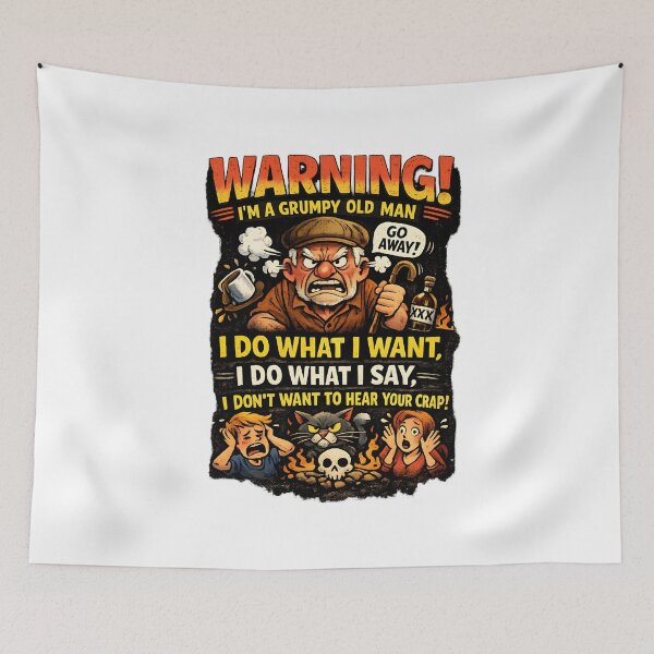 Item preview, Grumpy old man  designed and sold by PaniJaga.