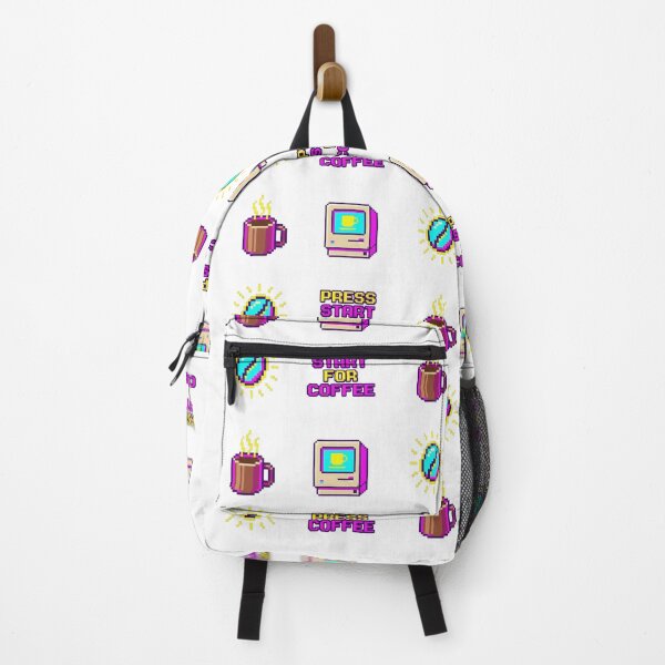 Item preview, 8-Bit Retro Gaming Coffee Pixel Art Sticker Set designed and sold by NonditStudio.