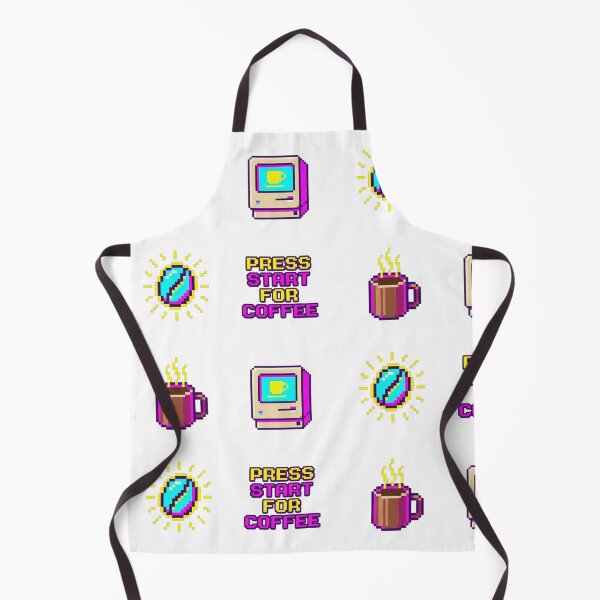 Item preview, 8-Bit Retro Gaming Coffee Pixel Art Sticker Set designed and sold by NonditStudio.