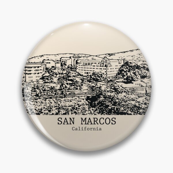 Artikelvorschau, San Marcos - Kalifornien entworfen und verkauft von Lakeric Cityscapes.