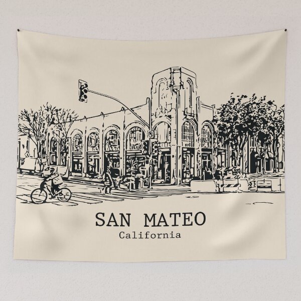 Item preview, San Mateo, California designed and sold by Lakeric Cityscapes.