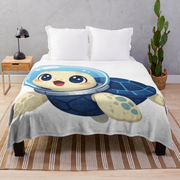 Item preview, Adventurous Astronaut Sea Turtle Wearing Space Helmet designed and sold by zoughlal.