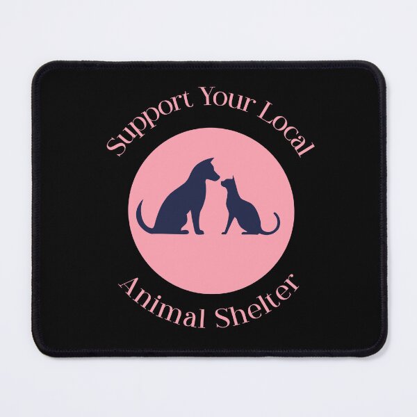 Item preview, Support Your Local Animal Shelter – Dog and Cat Silhouette Rescue Design. designed and sold by TBWCREATIONS.