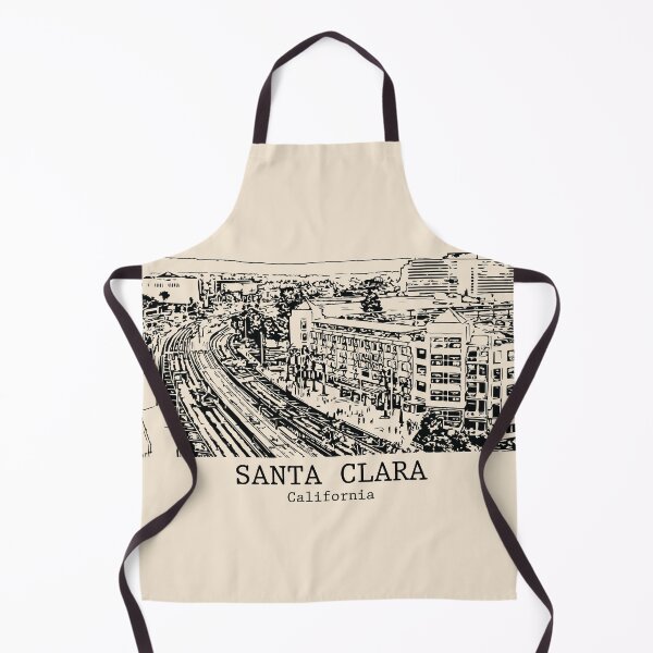Artikelvorschau, Santa Clara – Kalifornien entworfen und verkauft von Lakeric Cityscapes.