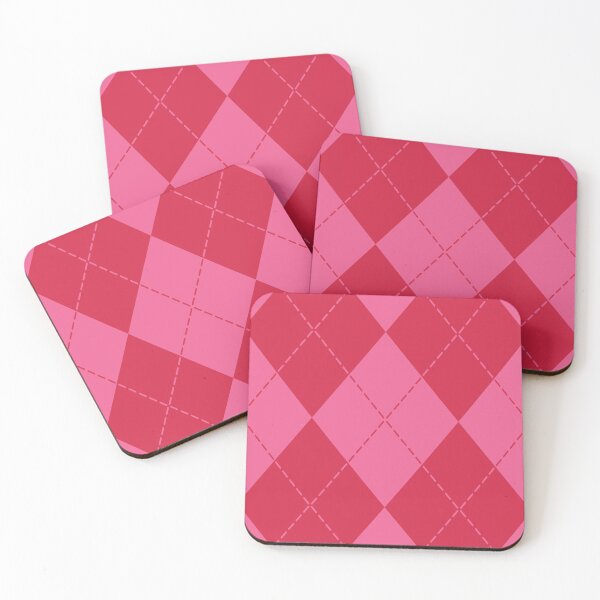 Artikelvorschau, Rosa-rotes Argyle-Muster im Preppy-Stil für den Valentinstag entworfen und verkauft von Little by Little - Everything is Possible.