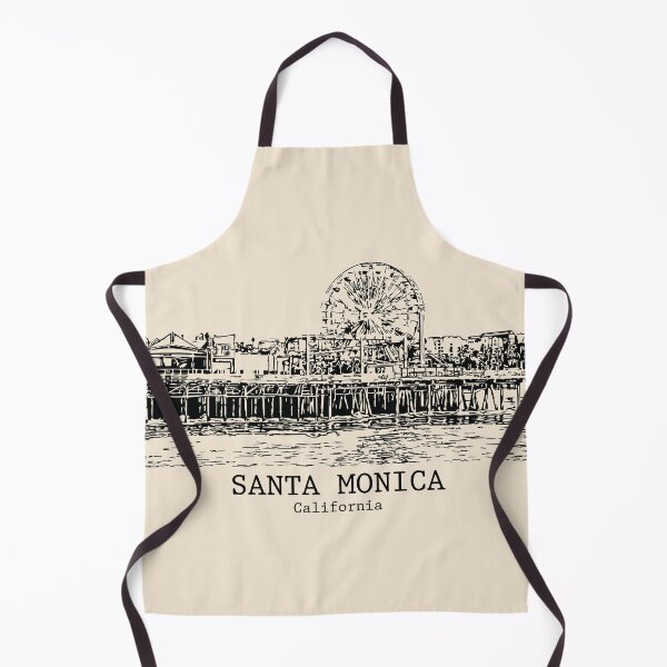 Artikelvorschau, Santa Monica - Kalifornien entworfen und verkauft von Lakeric Cityscapes.