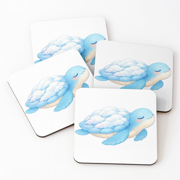 Item preview, Dreamy Sea Turtle With Soft Fluffy Cloud Shell Pattern designed and sold by zoughlal.