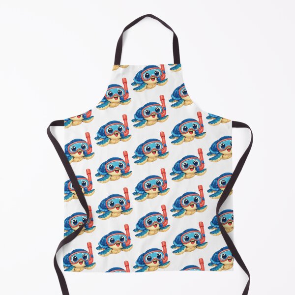 Item preview, Scuba Diving Sea Turtle Wearing Snorkel Mask And Gear designed and sold by zoughlal.