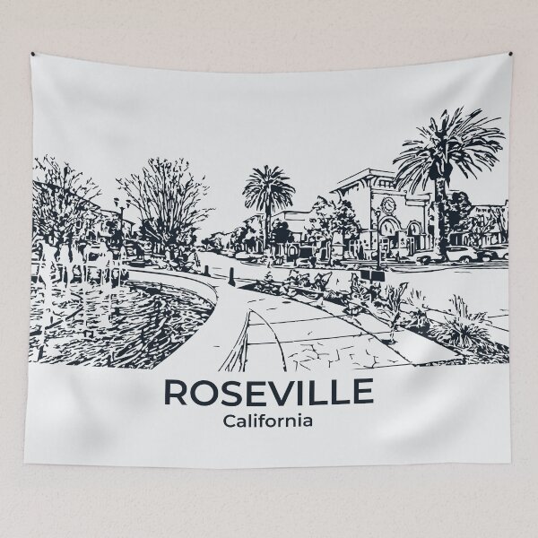 Item preview, Roseville - California designed and sold by Lakeric Cityscapes.