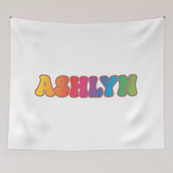 Item preview, ❤️ Ashlyn Personalized Name Wavy Retro Shirt, Coffee Mug, Sticker Gift designed and sold by HelixPedia.