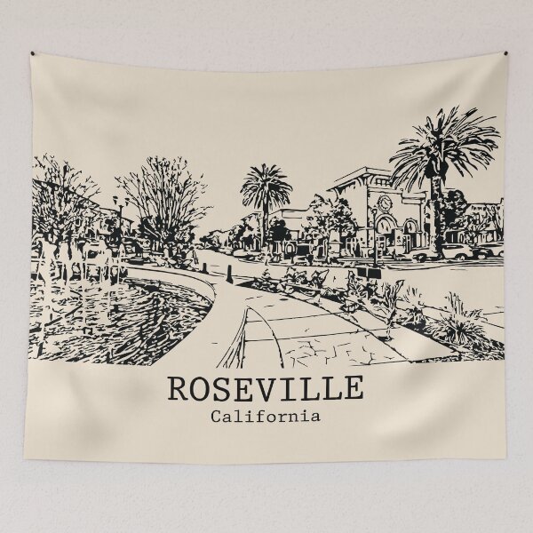 Item preview, Roseville - California designed and sold by Lakeric Cityscapes.