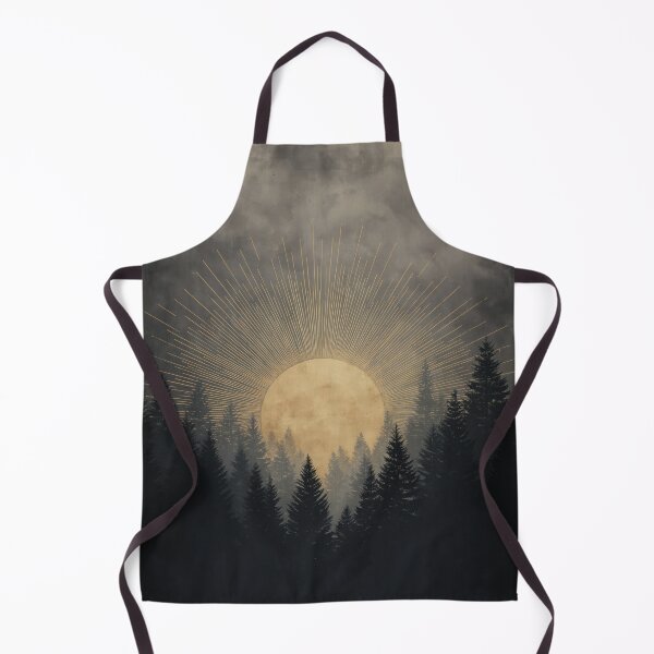 Item preview, Golden Sun Over the Dark Forest designed and sold by NordicDreams.