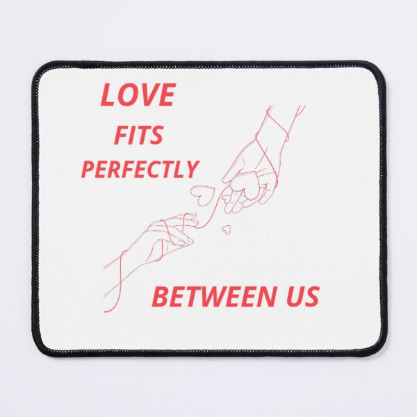 Item preview, Love fits perfectly between us - Minimal line art Couple design designed and sold by Mastalina99.