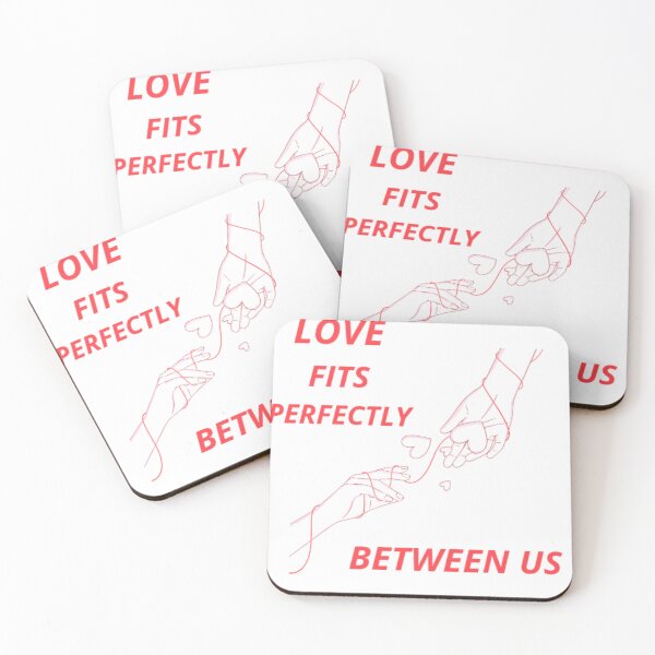 Item preview, Love fits perfectly between us - Minimal line art Couple design designed and sold by Mastalina99.