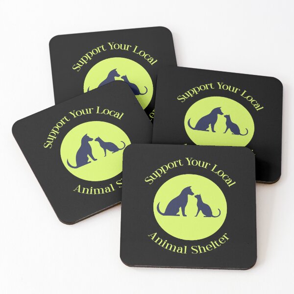 Item preview, Support Your Local Animal Shelter – Dog and Cat Silhouette Rescue Design. designed and sold by TBWCREATIONS.