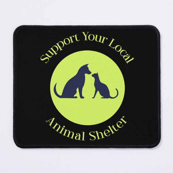 Item preview, Support Your Local Animal Shelter – Dog and Cat Silhouette Rescue Design. designed and sold by TBWCREATIONS.