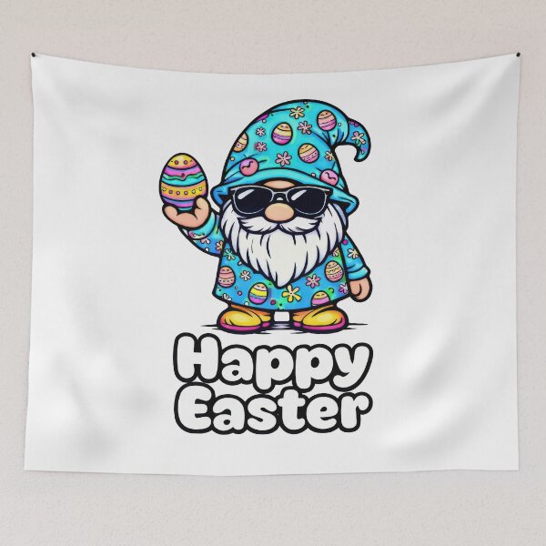 Item preview, Cool Easter Gnome with Egg – Happy Easter Sunglasses Design designed and sold by Moriarty's Digital Visions.