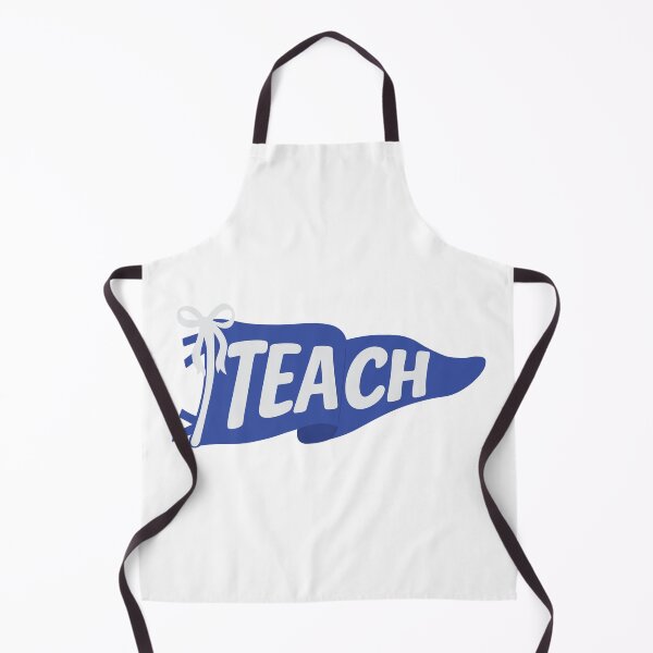 Item preview, "Teach" Pennant Flag Blue designed and sold by jillianromero.