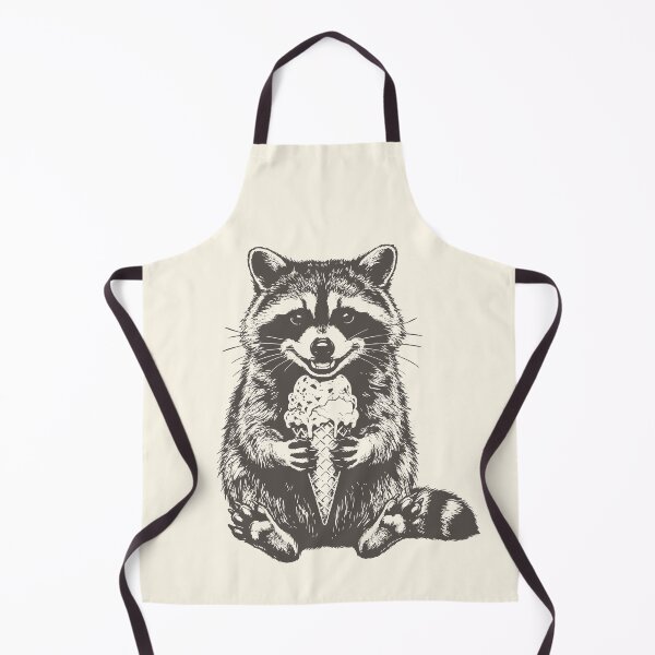 Item preview, Raccoon Eating Ice Cream Funny Feral Summer designed and sold by Y-Vibes.