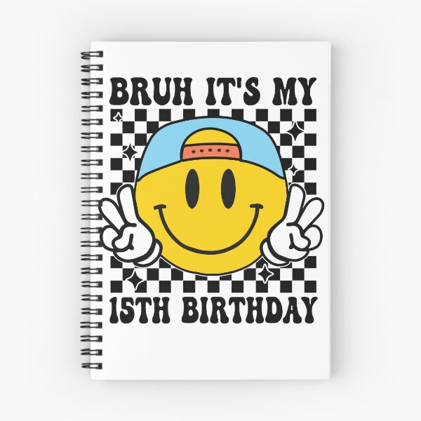 Item preview, It's My 15th Birthday 15 Years Old Boys Bruh I'm 15 Fifteen Party designed and sold by Night Forest.