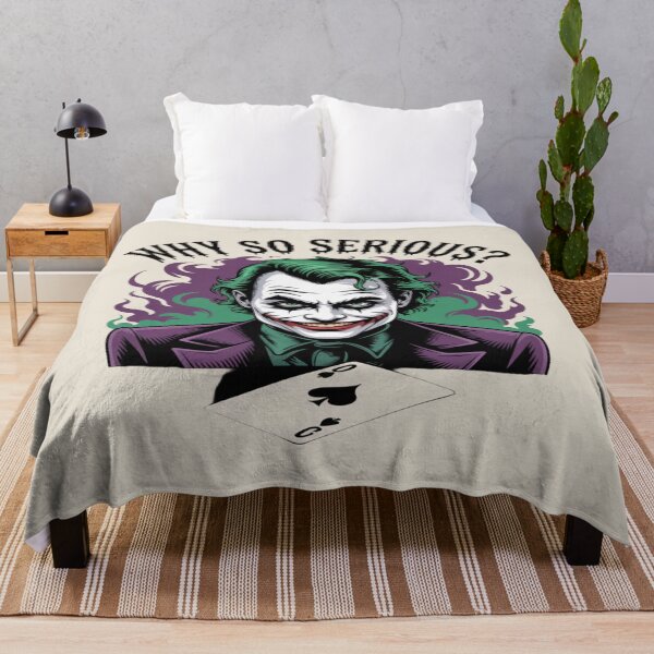 Item preview, Why So Serious? - Classic Joker Portrait with Ace Card Art designed and sold by Midnight Veil Designs.