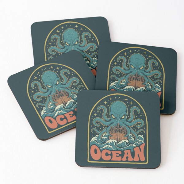 Item preview, Ocean Kraken Rising designed and sold by Catzura.