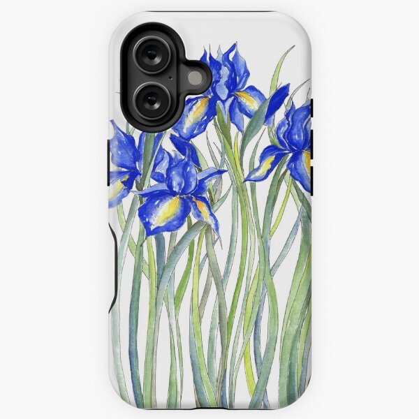 Item preview, Blue Iris, Illustration designed and sold by JRoseDesign.