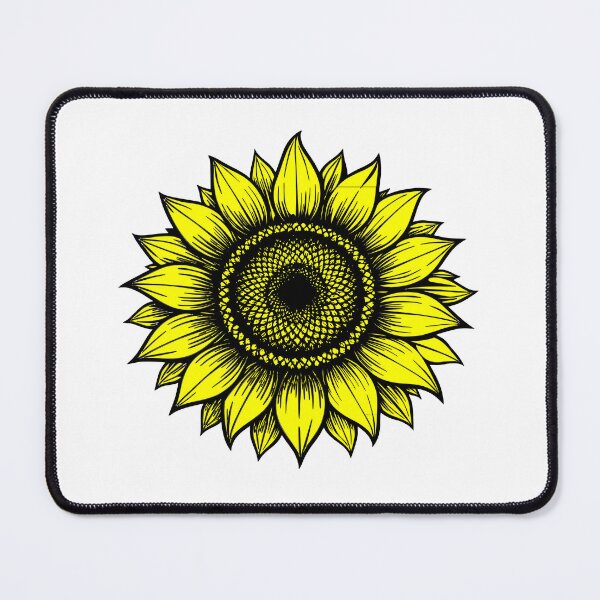 Item preview, Vibrant Yellow Sunflower – Graphic Floral Art designed and sold by NeerPrema.