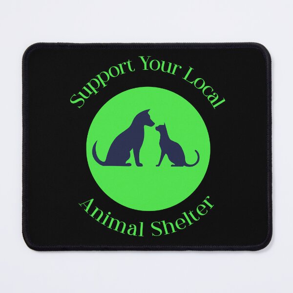 Item preview, Support Your Local Animal Shelter – Dog and Cat Silhouette Rescue Design. designed and sold by TBWCREATIONS.