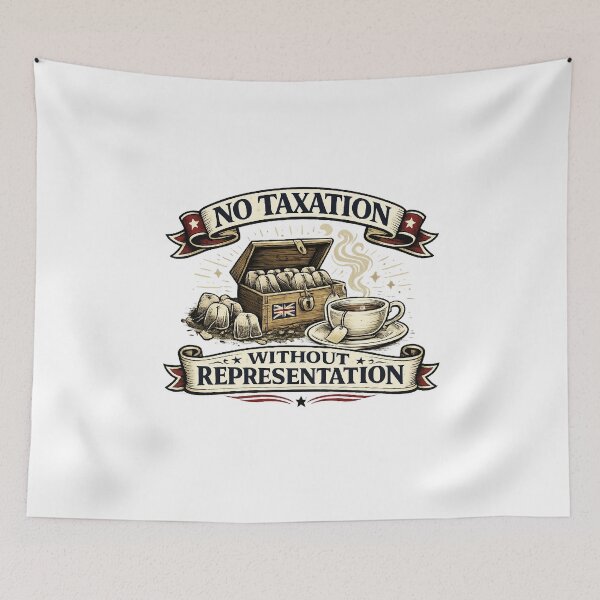 Item preview, No Taxation Without Representation American History  designed and sold by The Junto Shop.