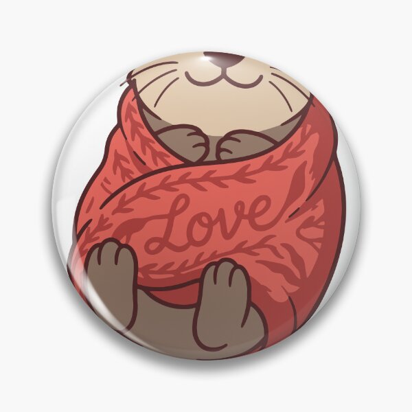 Item preview, Otter Wrapped in Love Blanket valentine designed and sold by Everyday Epics.