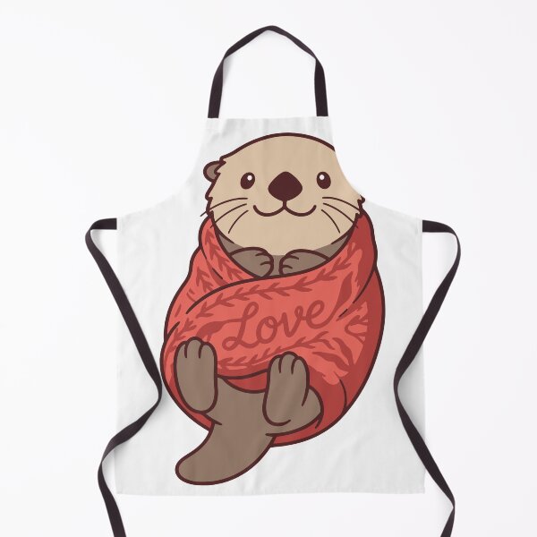 Item preview, Otter Wrapped in Love Blanket valentine designed and sold by Everyday Epics.