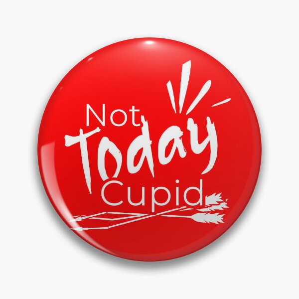 Item preview, Simple and Minimal Not Today Cupid Christian Valentine Humor Bible Love 1 Corinthians 13 Typographic | white designed and sold by ZechJohnRB.