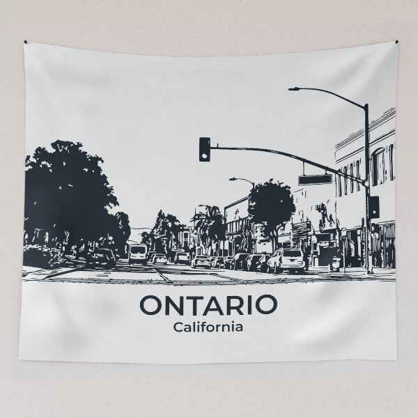 Artikelvorschau, Ontario - Kalifornien entworfen und verkauft von Lakeric Cityscapes.