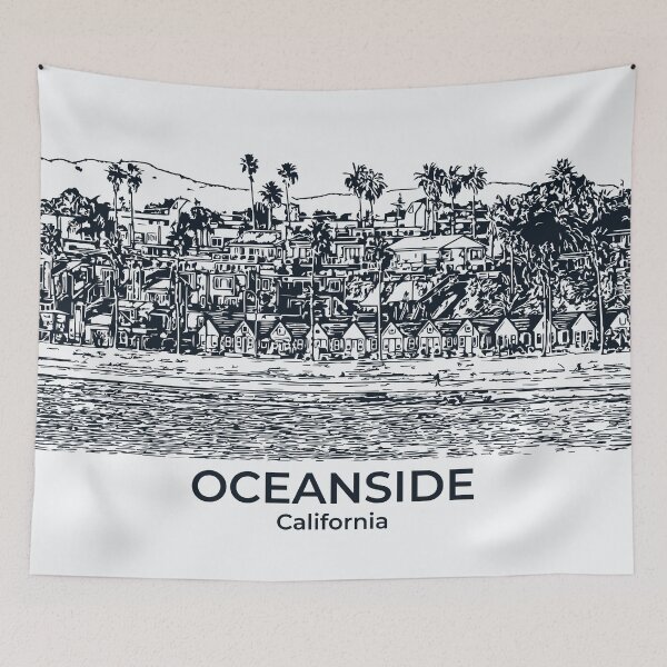 Item preview, Oceanside - California designed and sold by Lakeric Cityscapes.