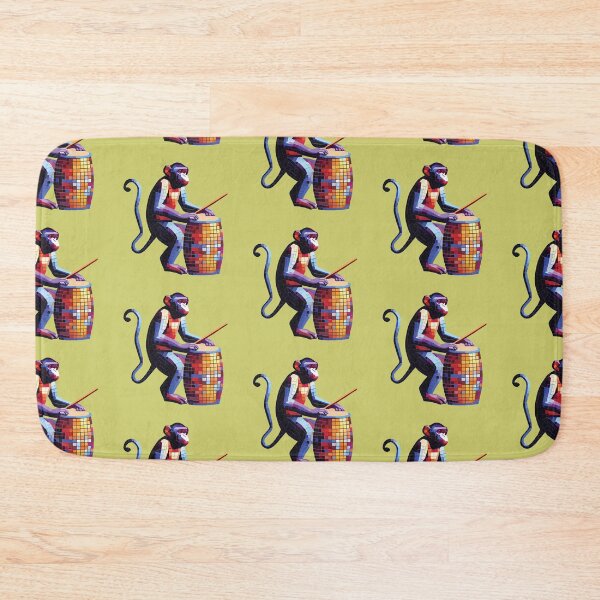 Item preview, musical monkey mosaic designed and sold by designmari.