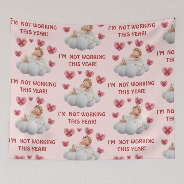 Item preview,  Cupid Off Duty -I'M  Not Working This Year! designed and sold by Anyshca.