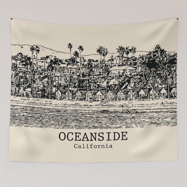Item preview, Oceanside - California designed and sold by Lakeric Cityscapes.