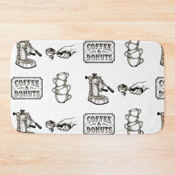 Item preview, Vintage Barista Tools and Coffee Shop Engraving Illustration Set designed and sold by NonditStudio.