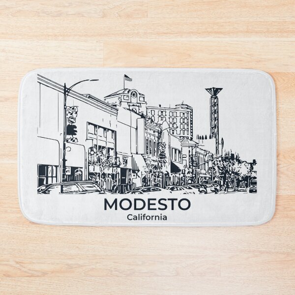 Item preview, Modesto - California designed and sold by Lakeric Cityscapes.