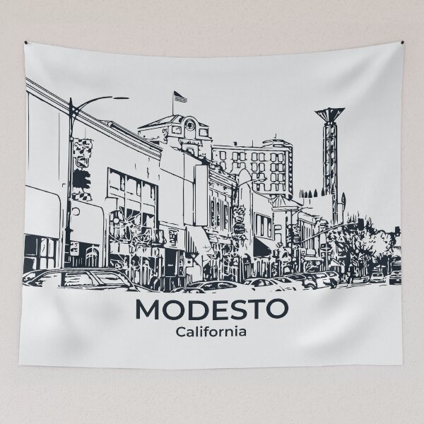 Item preview, Modesto - California designed and sold by Lakeric Cityscapes.